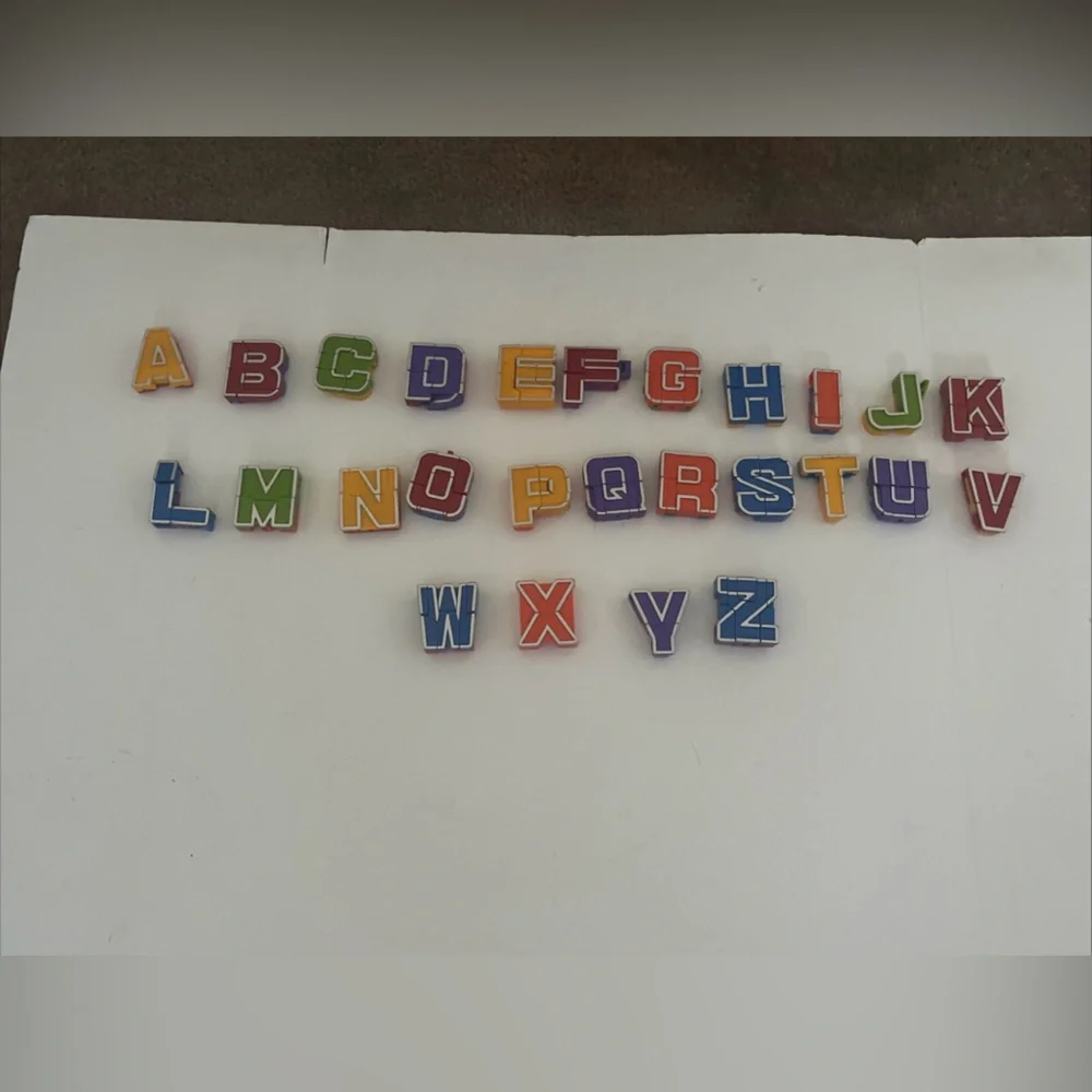 Alpha-Bots Letters Alphabet Robot Set Transformer Lakeshore Learning Vintage 26